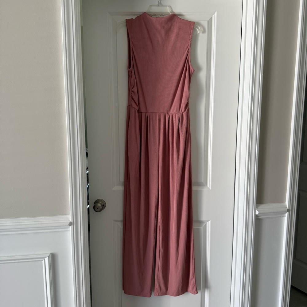 BTFBM Pink Ribbed Romper